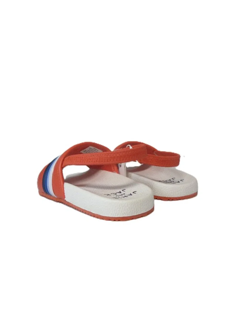 Janie & Jack Unisex Stripe Pool Slides Red Toddler Size 6